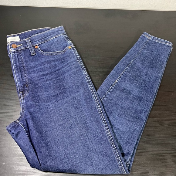 Madewell Denim - Madewell 10" High Rise Skinny Jeans Womens Blue Denim Zip Fly sz 29